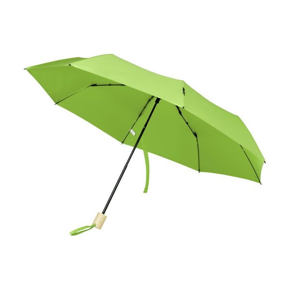 Birgit 21'' foldable windproof recycled PET umbrella