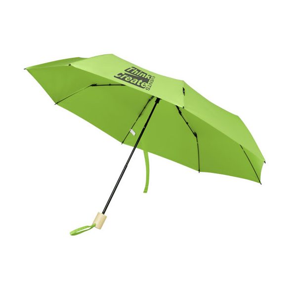 Birgit 21'' foldable windproof recycled PET umbrella