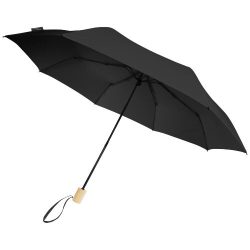   Birgit 21'' foldable windproof recycled PET umbrella