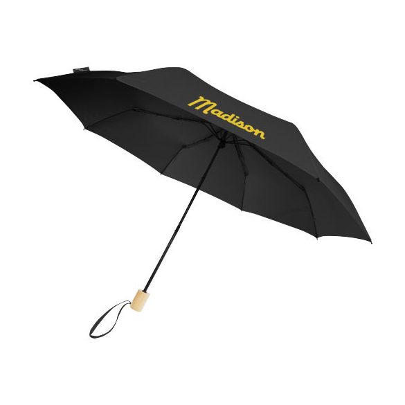 Birgit 21'' foldable windproof recycled PET umbrella