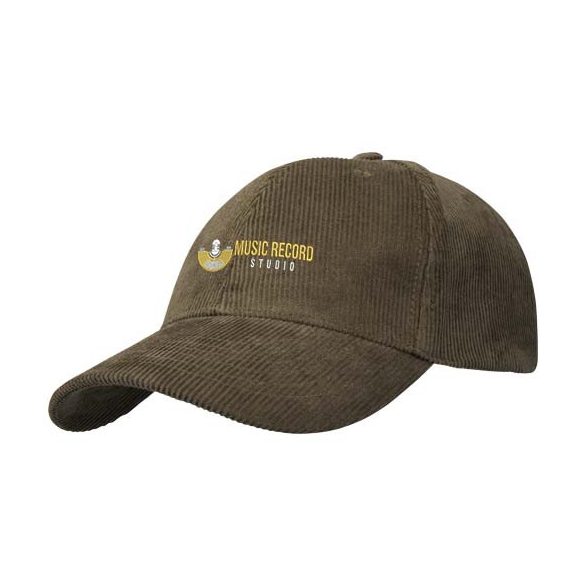 Hutton 6 panel recycled corduroy cap