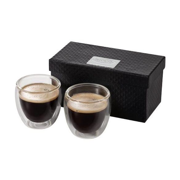 Boda 2-piece glass espresso cup set