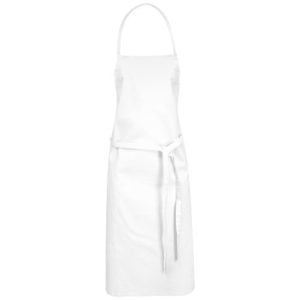 Reeva 100% cotton apron with tie-back closure