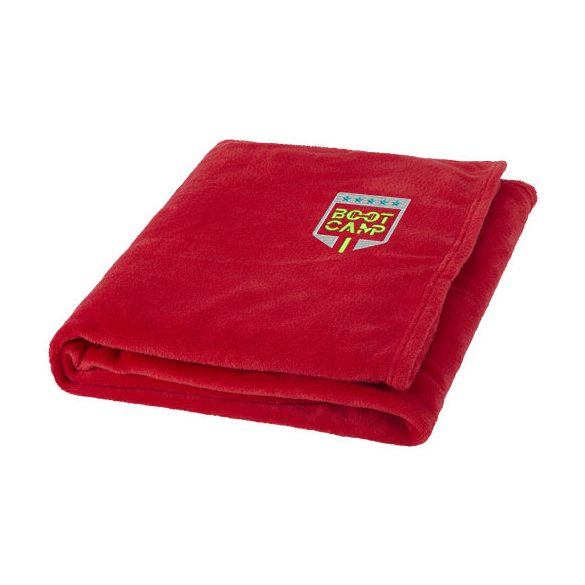 Bay extra soft coral fleece plaid blanket