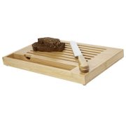 Pao bamboo cutting board with knife