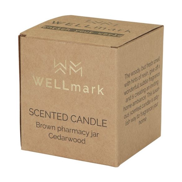 Wellmark Let's Get Cozy 650 g scented candle - cedar wood fragrance
