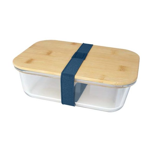 Roby glass lunch box with bamboo lid