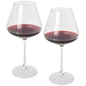 Rosso 2-piece wine glass set 