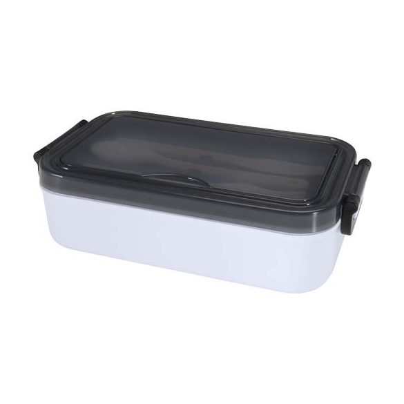 Snappy lunch box and cutlery set