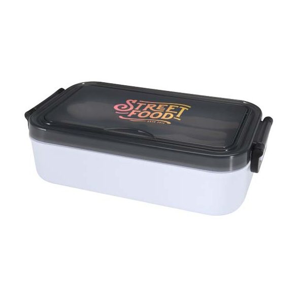 Snappy lunch box and cutlery set