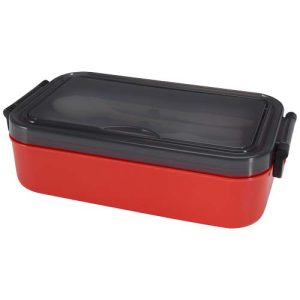 Snappy lunch box and cutlery set