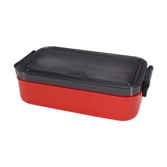 Snappy lunch box and cutlery set