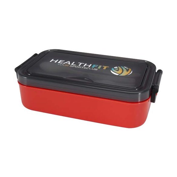 Snappy lunch box and cutlery set
