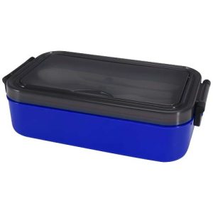 Snappy lunch box and cutlery set