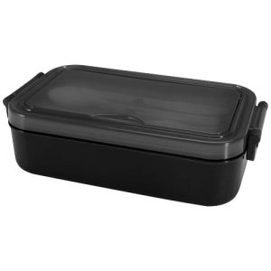Snappy lunch box and cutlery set