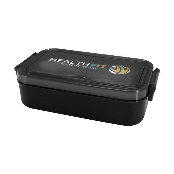 Snappy lunch box and cutlery set