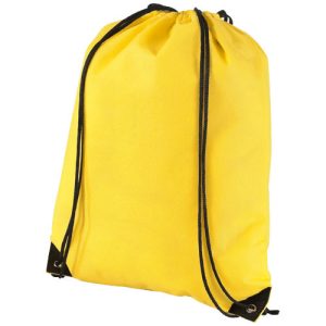 Evergreen non-woven drawstring backpack