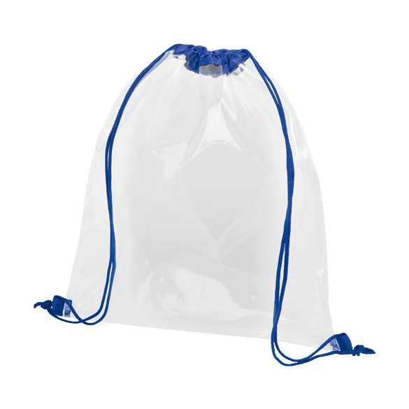 Lancaster transparent drawstring backpack
