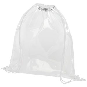 Lancaster transparent drawstring backpack