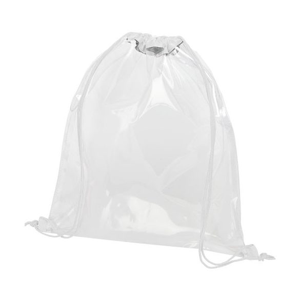 Lancaster transparent drawstring backpack