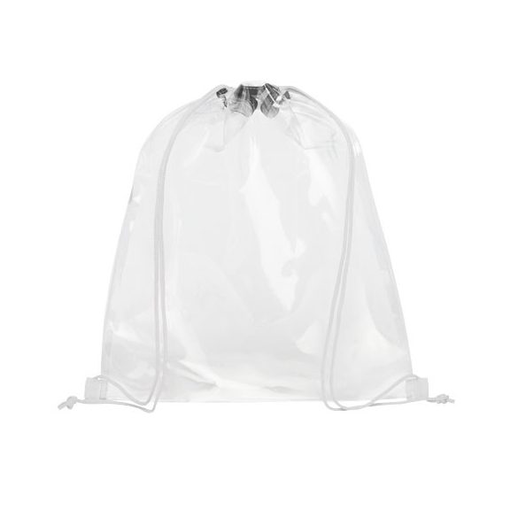 Lancaster transparent drawstring backpack