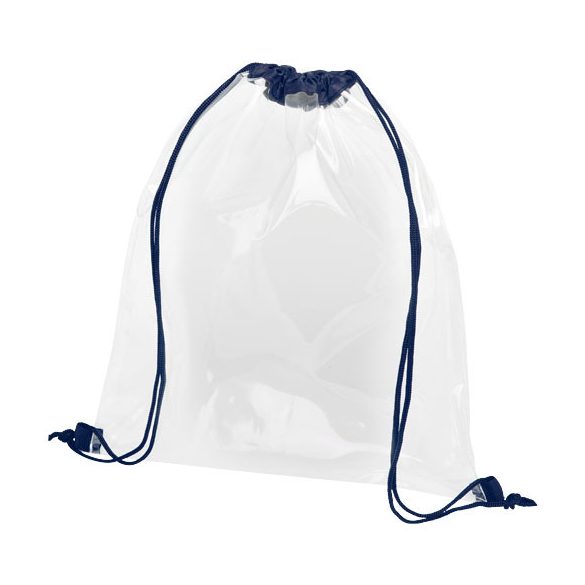 Lancaster transparent drawstring backpack