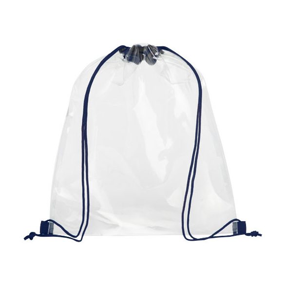 Lancaster transparent drawstring backpack