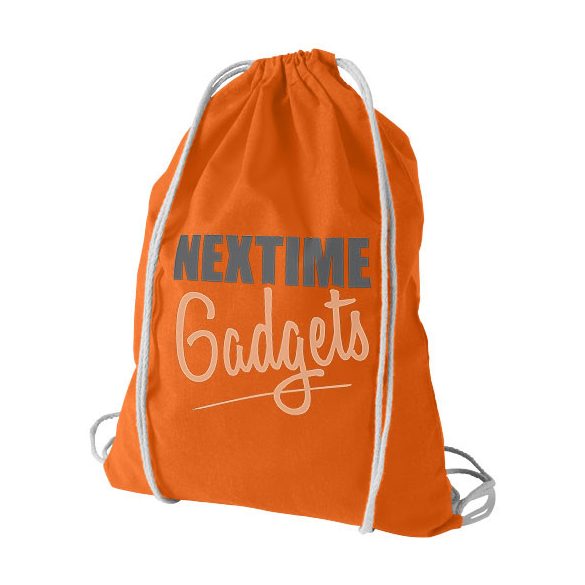 Oregon cotton drawstring backpack