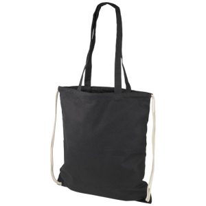 Eliza 240 g/m² cotton drawstring backpack