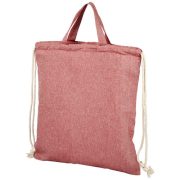 Pheebs 150 g/m² recycled cotton drawstring backpack