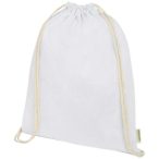 Orissa 100 g/m² organic cotton drawstring bag 5L