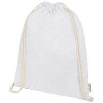 Orissa 100 g/m² organic cotton drawstring bag 5L