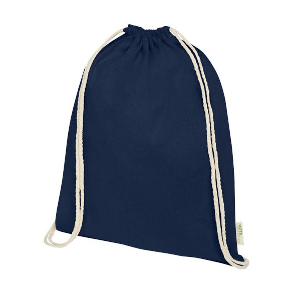 Orissa 100 g/m² organic cotton drawstring bag 5L