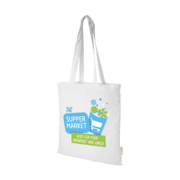 Orissa 100 g/m² organic cotton tote bag 7L