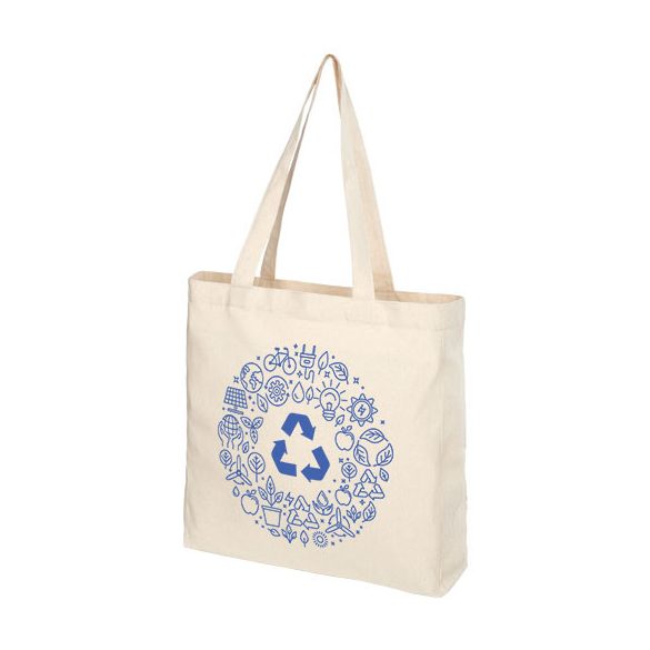 Pheebs 210 g/m² recycled gusset tote bag 13L