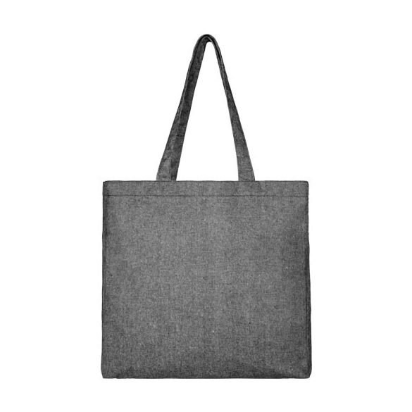 Pheebs 210 g/m2 recycled cotton gusset tote bag