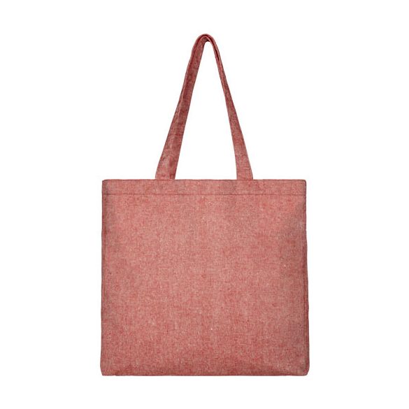 Pheebs 210 g/m2 recycled cotton gusset tote bag