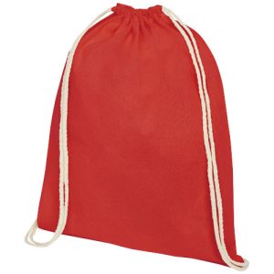 Oregon 140 g/m² cotton drawstring backpack