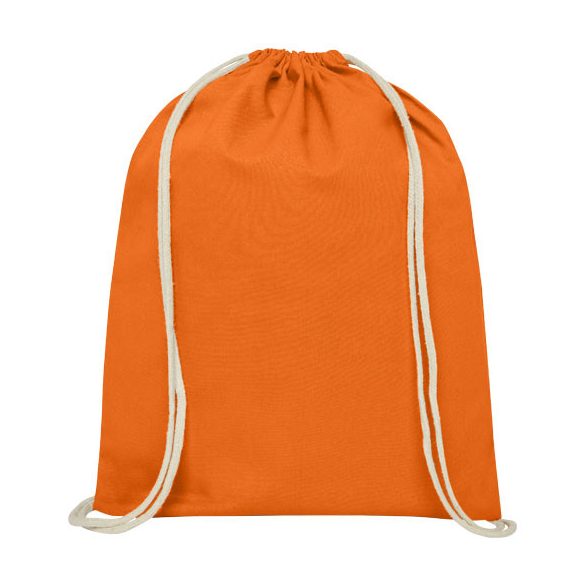 Oregon 140 g/m² cotton drawstring backpack
