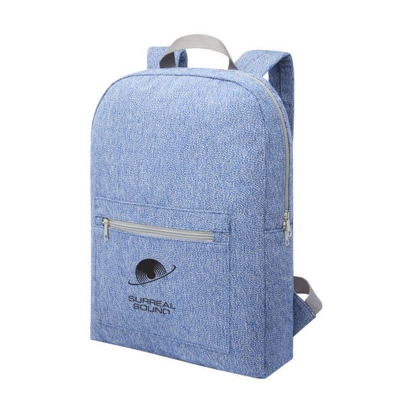 Pheebs 210 g/m² recycled cotton and polyester backpack