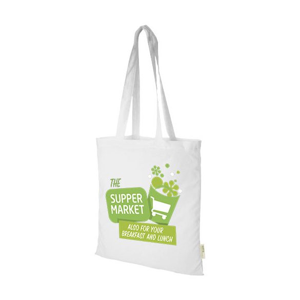 Orissa 140 g/m² organic cotton tote bag 7L