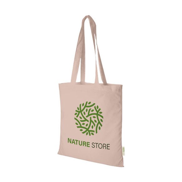 Orissa 140 g/m² organic cotton tote bag 7L