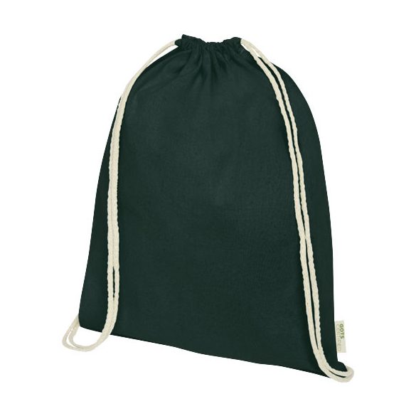 Orissa 140 g/m² GOTS organic cotton drawstring backpack 5L