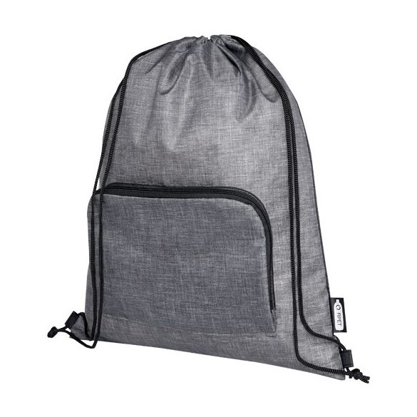 Ash recycled foldable drawstring bag 7L