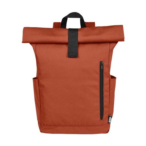 Byron 15.6" GRS RPET roll-top backpack 18L
