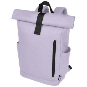 Byron 15.6" GRS RPET roll-top backpack 18L