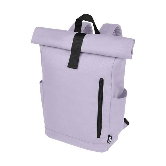 Byron 15.6" GRS RPET roll-top backpack 18L