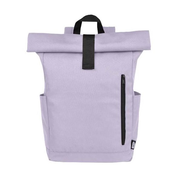 Byron 15.6" GRS RPET roll-top backpack 18L