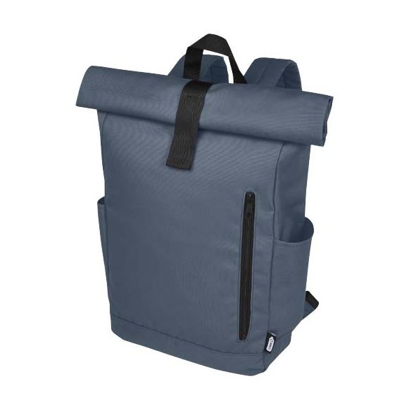 Byron 15.6" GRS RPET roll-top backpack 18L