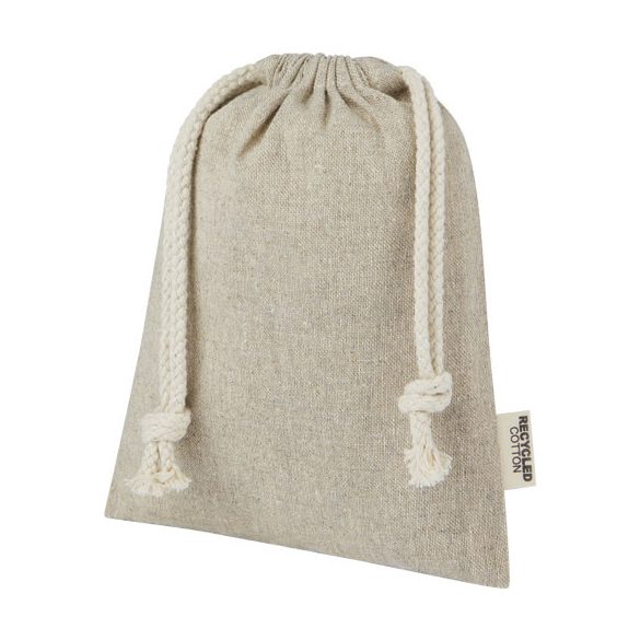 Pheebs 150 g/m² GRS recycled cotton gift bag small 0.5L